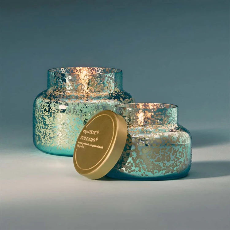 8oz Aqua Opaline Signature Candle, Volcano