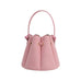 Laguna Mini Recycled Vegan Suede Top Handle Bag- Rose