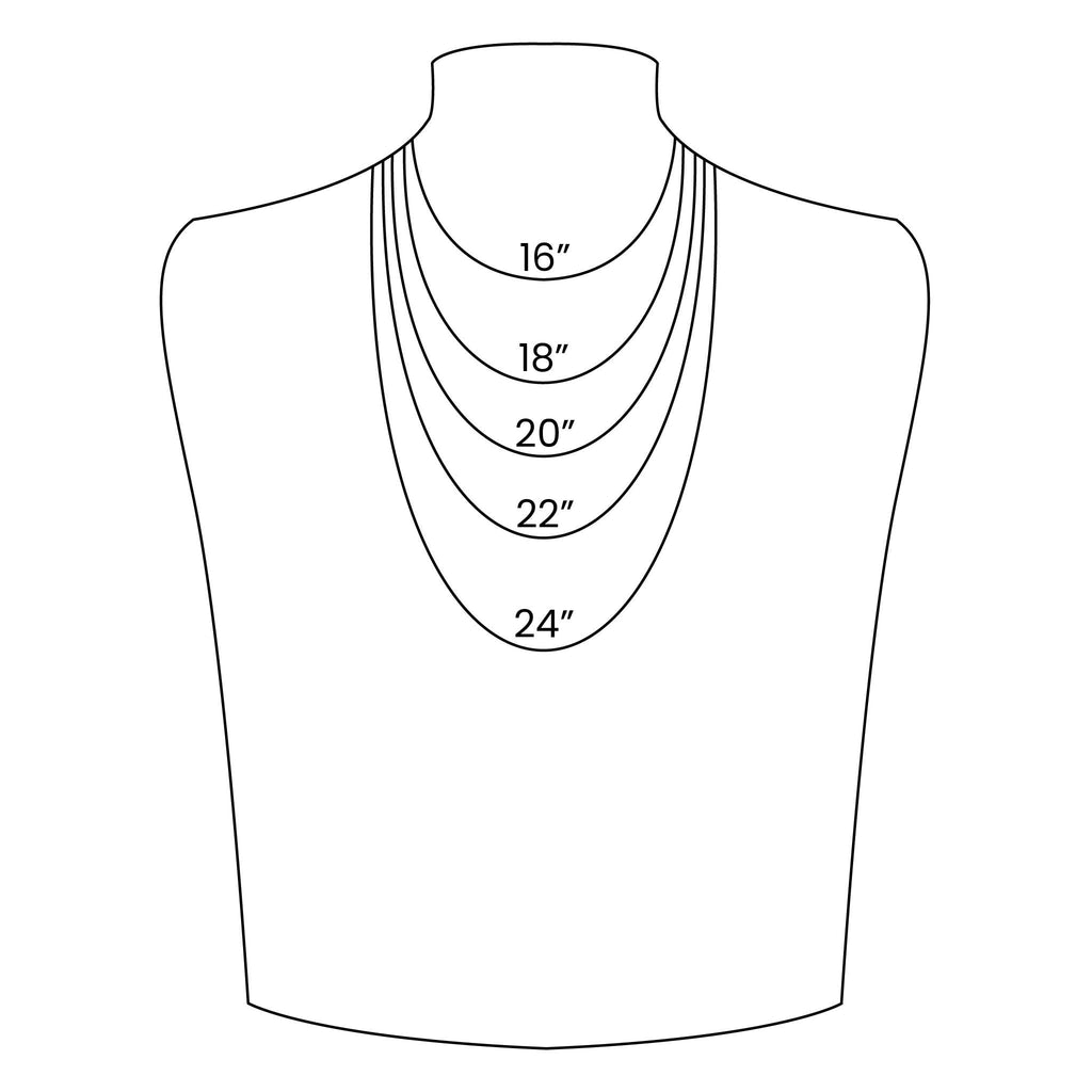 18K Gold Paperclip Chain Necklace: 14+02" / 4mm