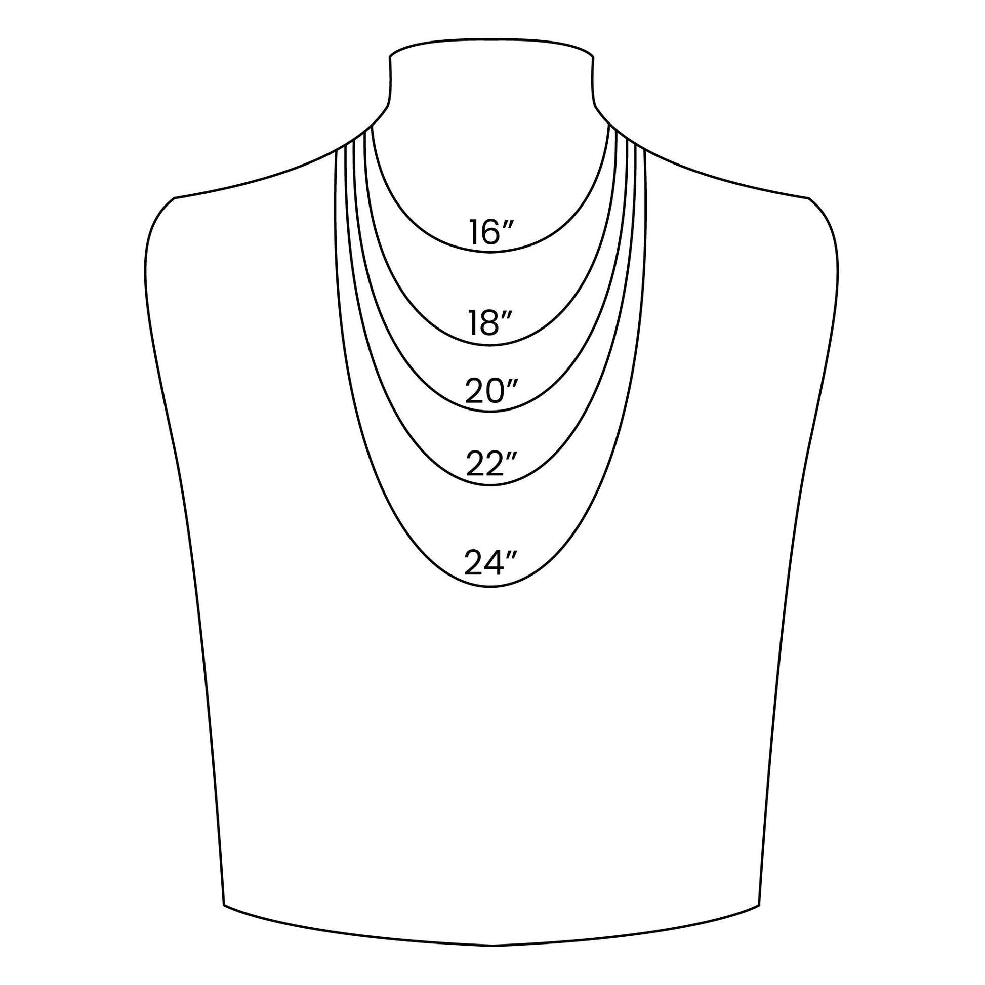 18K Gold Paperclip Chain Necklace: 14+02" / 4mm