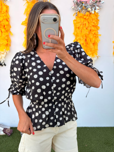 How Forever Feels Blouse - Black