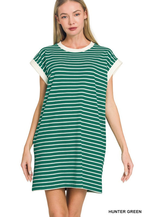 Change My Mind Dress - Hunter Green