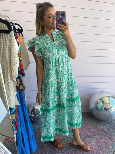 Spring Wishes Midi - Green