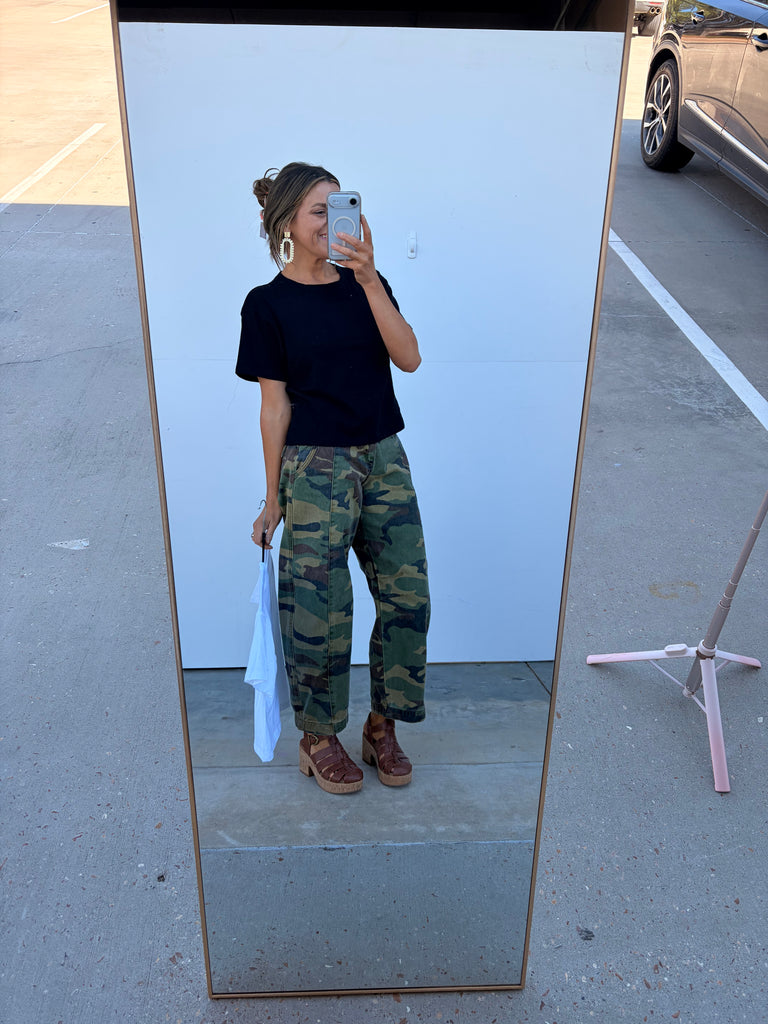 Just In Case Top -  Black