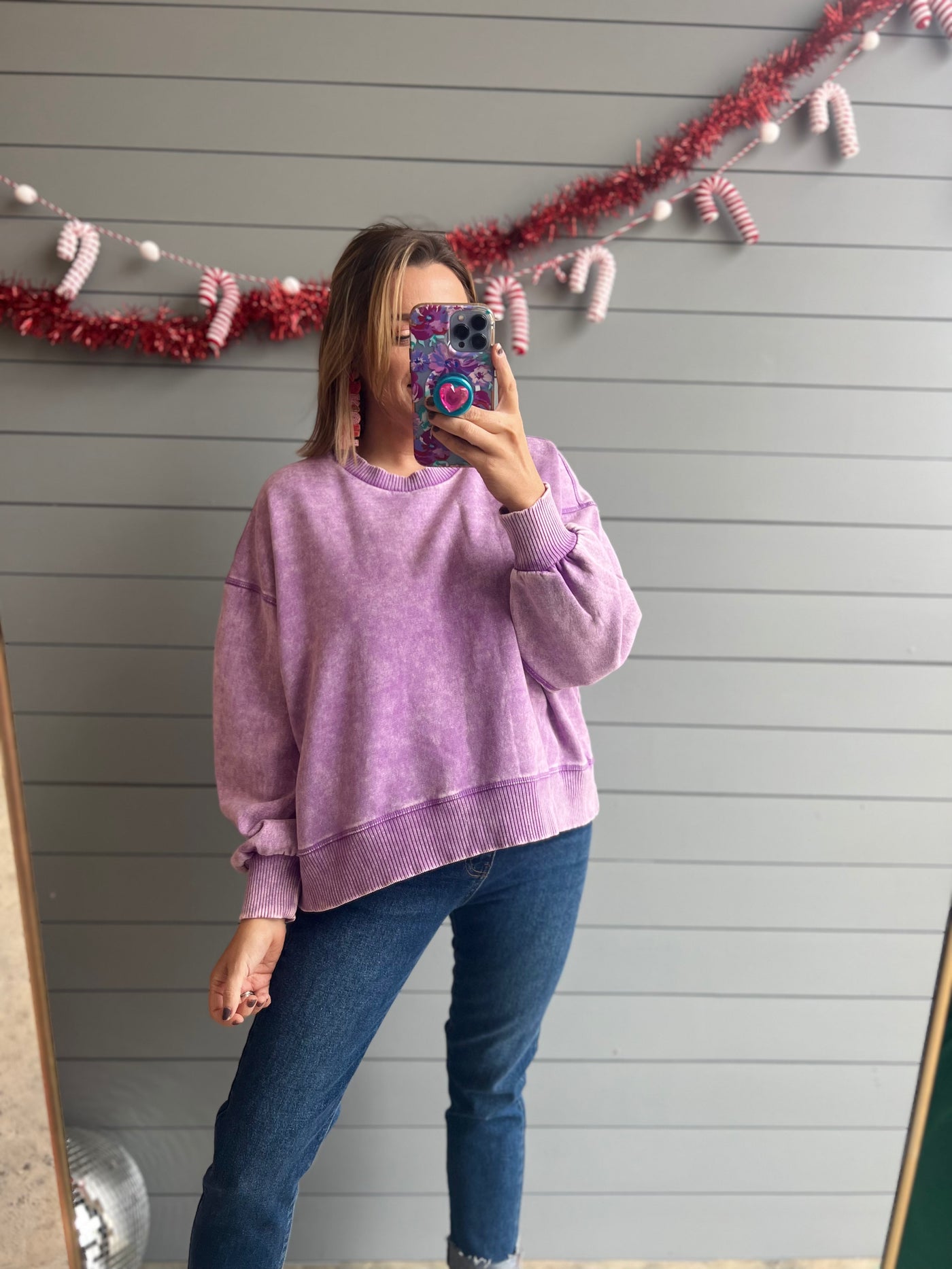 Fireside Pullover - Violet