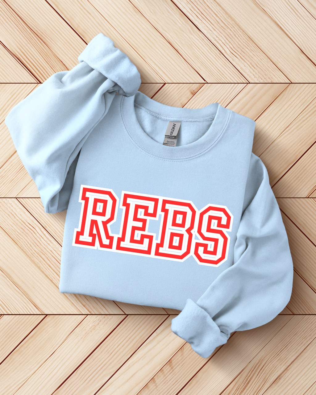 Rebs Sweatshirt- Powder Blue