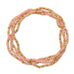 Solid Color 2mm Seed Bead Bracelets: Light Blue