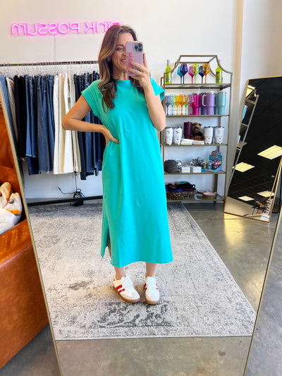 Day Drinkin Midi - Turquoise