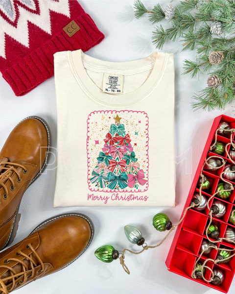 Tree of Bows Comfort Colors Tshirt - Short Sleeve