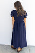 The Skylar Midi  Dress- Navy