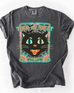 Funky Black Cat Trick or Treat Tshirt