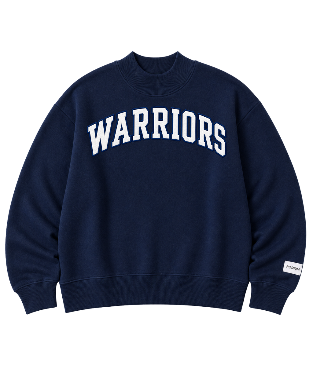 Warriors Mock Neck - Navy PRE ORDER