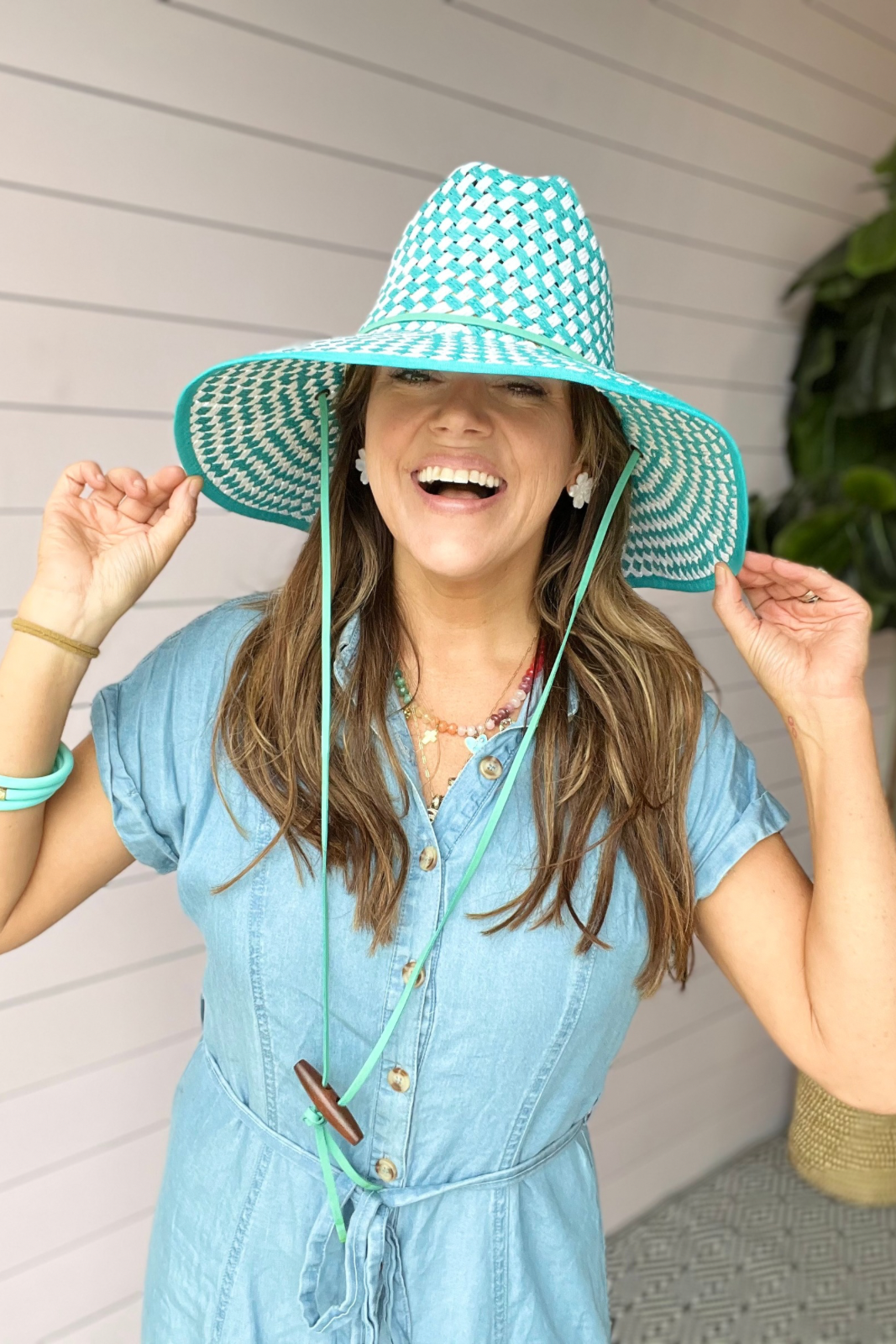 Lifeguard Hat- Turquoise