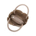 Tulip Recycled Vegan Leather Top Handle Bag - Mushroom