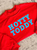 Hotty Toddy Puff Ink Sweatshirt - Powder Blue/ Red