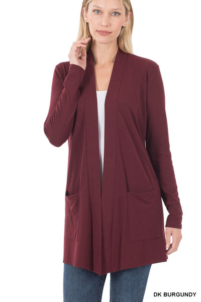 Everyday Magic Cardigan - Dark Burgundy