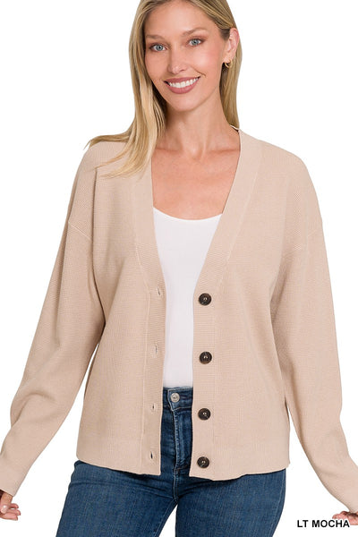 All Your Love Cardigan- Light Mocha