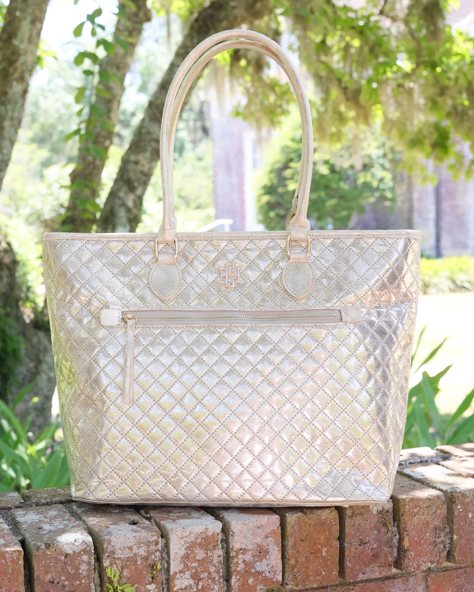 Caroline Hill Jaydon Tote - Champagne Pop