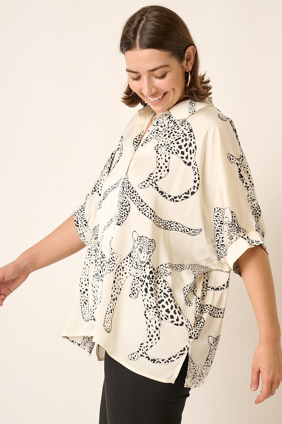On The Prowl Blouse - Ivory