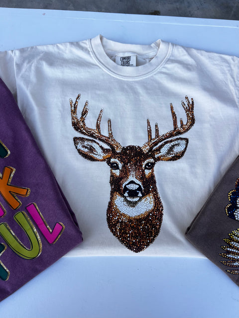 Bedazzled Deer Tshirt