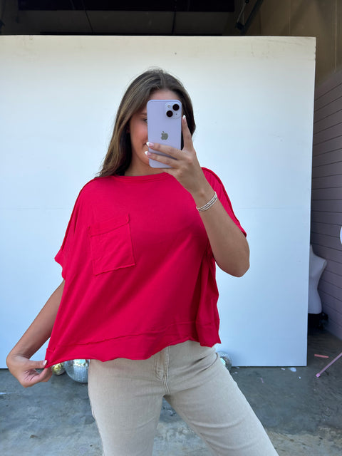 Simple Exposure Tee- Ruby