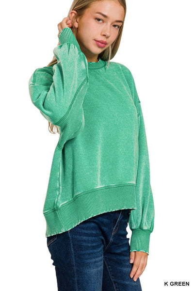 Fireside Pullover - Kelly Green