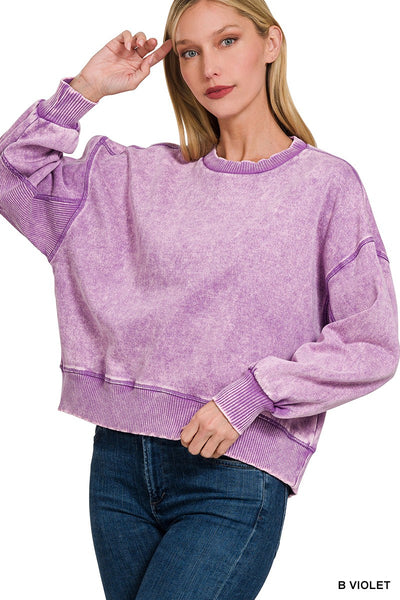 Fireside Pullover - Violet