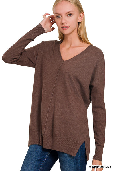 Higher Class Sweater - Mahogany