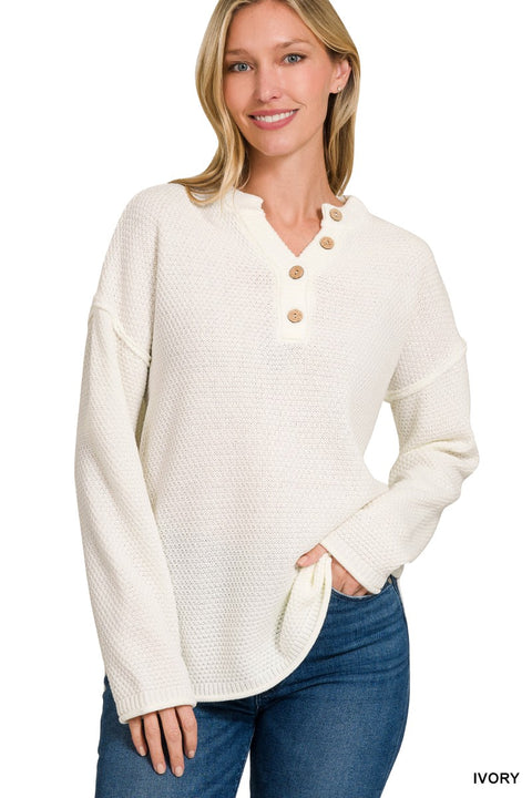 Movement for fall sweater - Ivory- PRE ORDER
