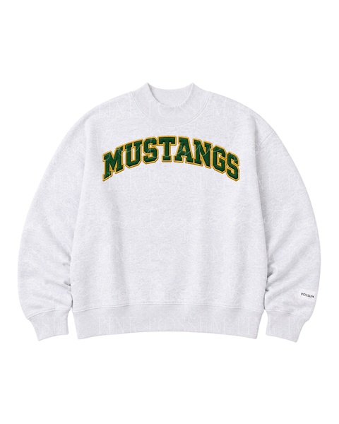 Mustangs Mock Neck - Ash PRE ORDER