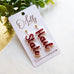MS State Game Day Earrings | Maroon & White MSU Statement Earrings: Hail State