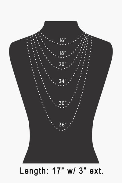 Pave Love Multi Heart Charms Chain Necklace: WG