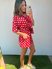 Morgan's Dotted Set - Red/Ivory