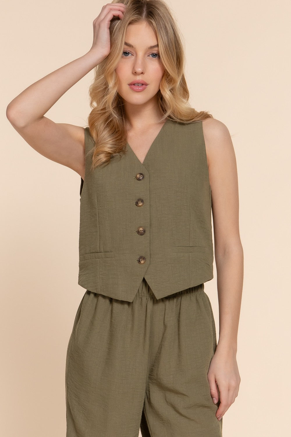 AB Olive Vest SALE
