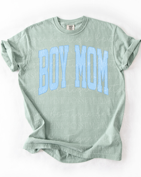 Boy Mom Comfort Colors Tshirt