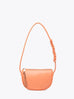 Annaka Half-Moon Shoulder Bag w/ Knotted Strap: Sherbet