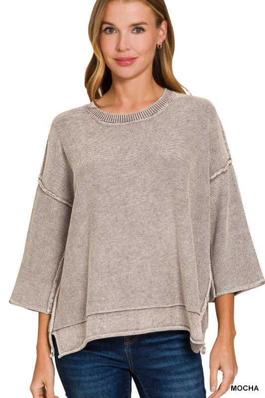 Barely There Sweater -Light Mocha
