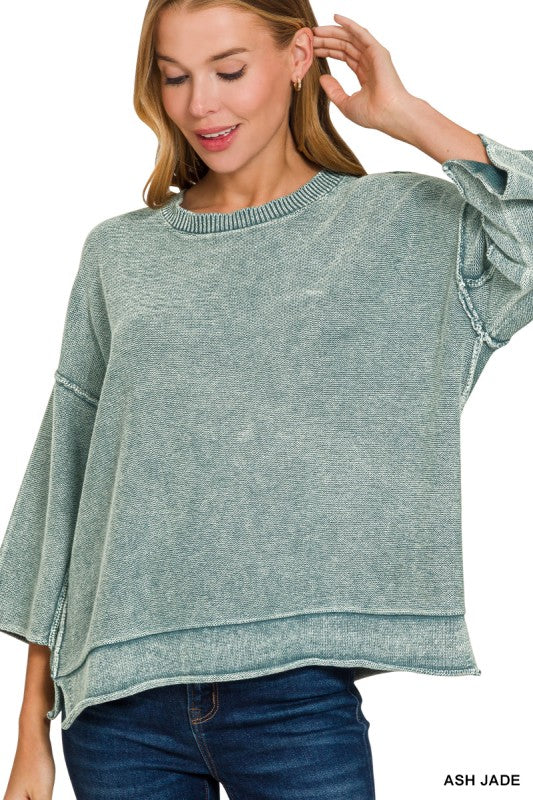 Barely There Sweater -Ash Jade