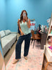 Vintage Dot Trousers - Navy