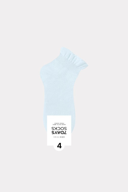 Frill & Fancy Crew Socks - Blue