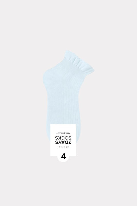 Frill & Fancy Crew Socks - Blue