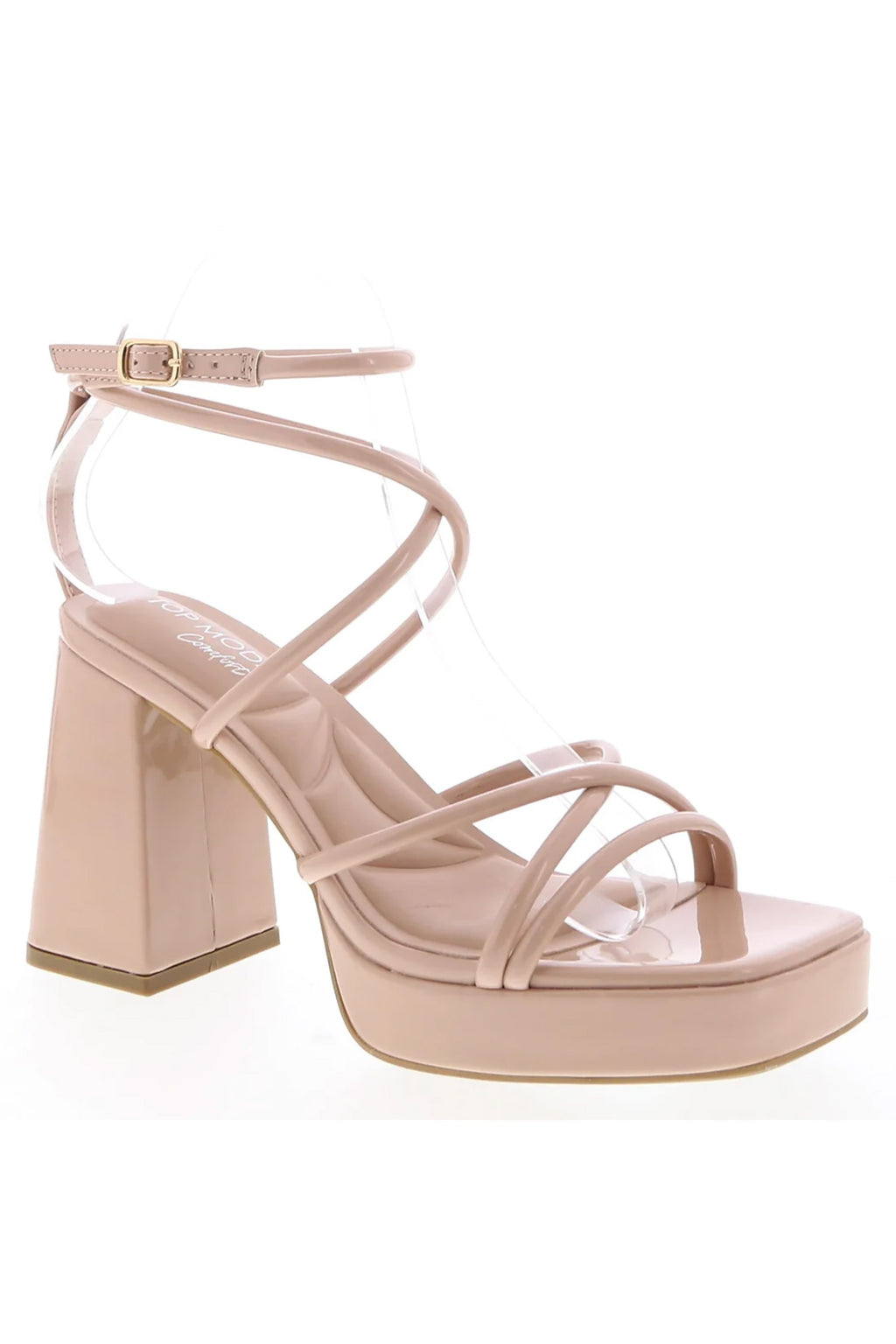 Barely Blushing Platform heel - Nude