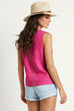 Reap What You Sow Blouse - Hot Pink