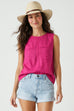 Reap What You Sow Blouse - Hot Pink