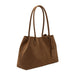 Irene Vegan Suede Shoulder Bag - Tan