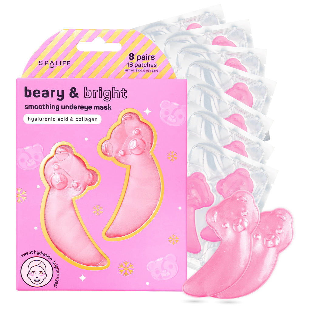 Bear-Shaped Smoothing Undereye Masks
