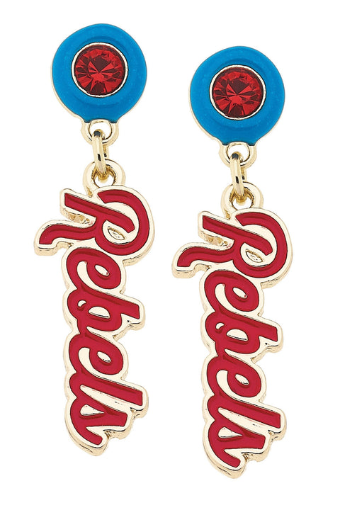 Rebels Script Earrings