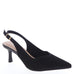 Stephy Sling Back Kitten Heel - Black