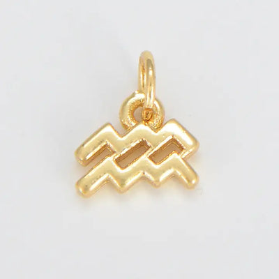Gold Zodiac Charm