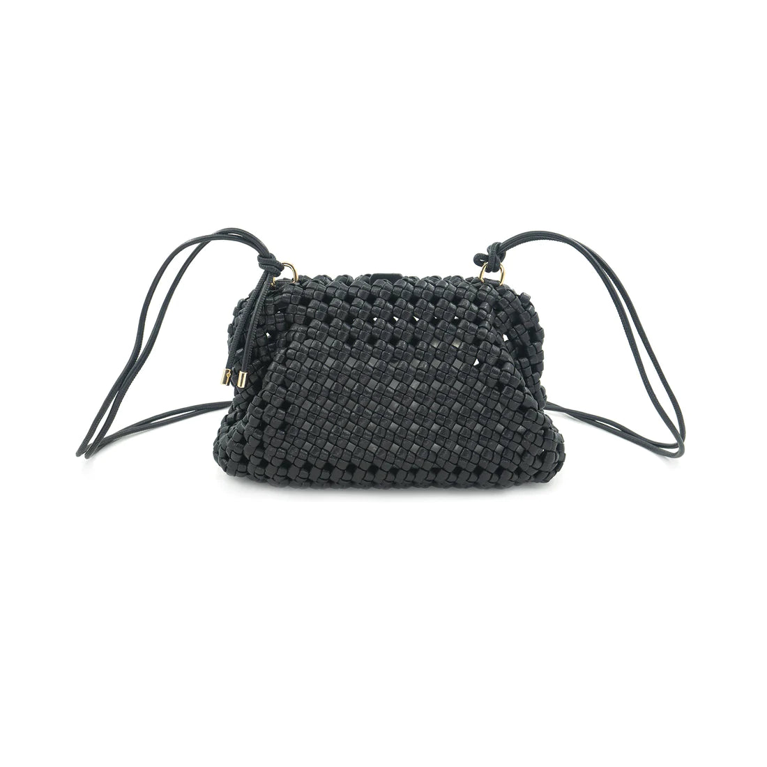 Move On Woven Crossbody Clutch